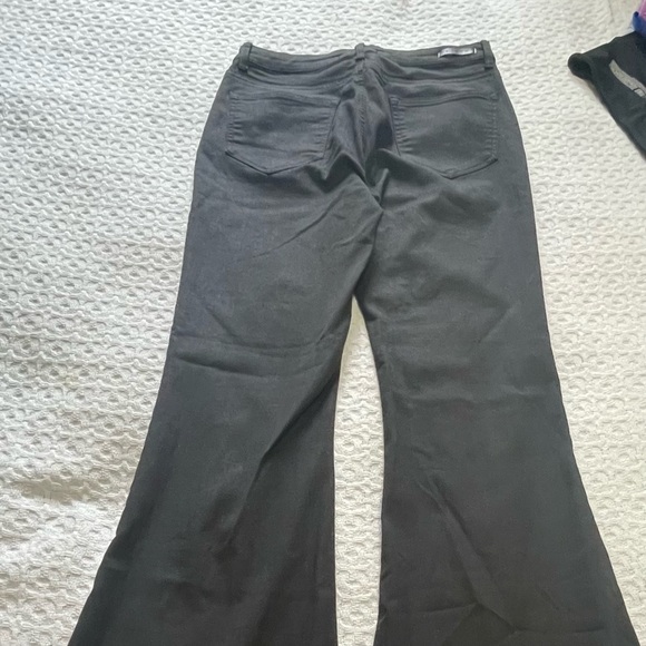 Risen Elegant Black Wide/Flare Leg Jeans Size 13- 31 ~ Casual - Picture 10 of 10
